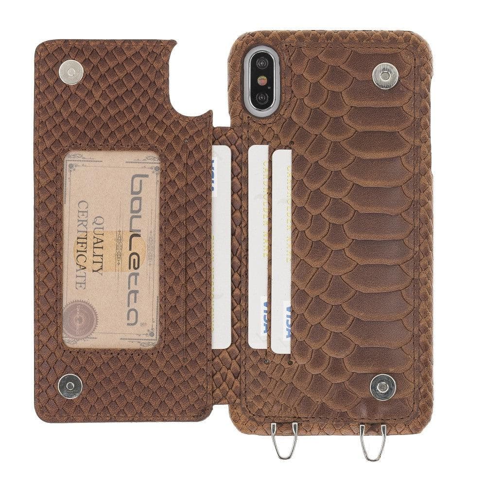 Bouletta iPhone X Series Leather Saff Umw Plain Strap