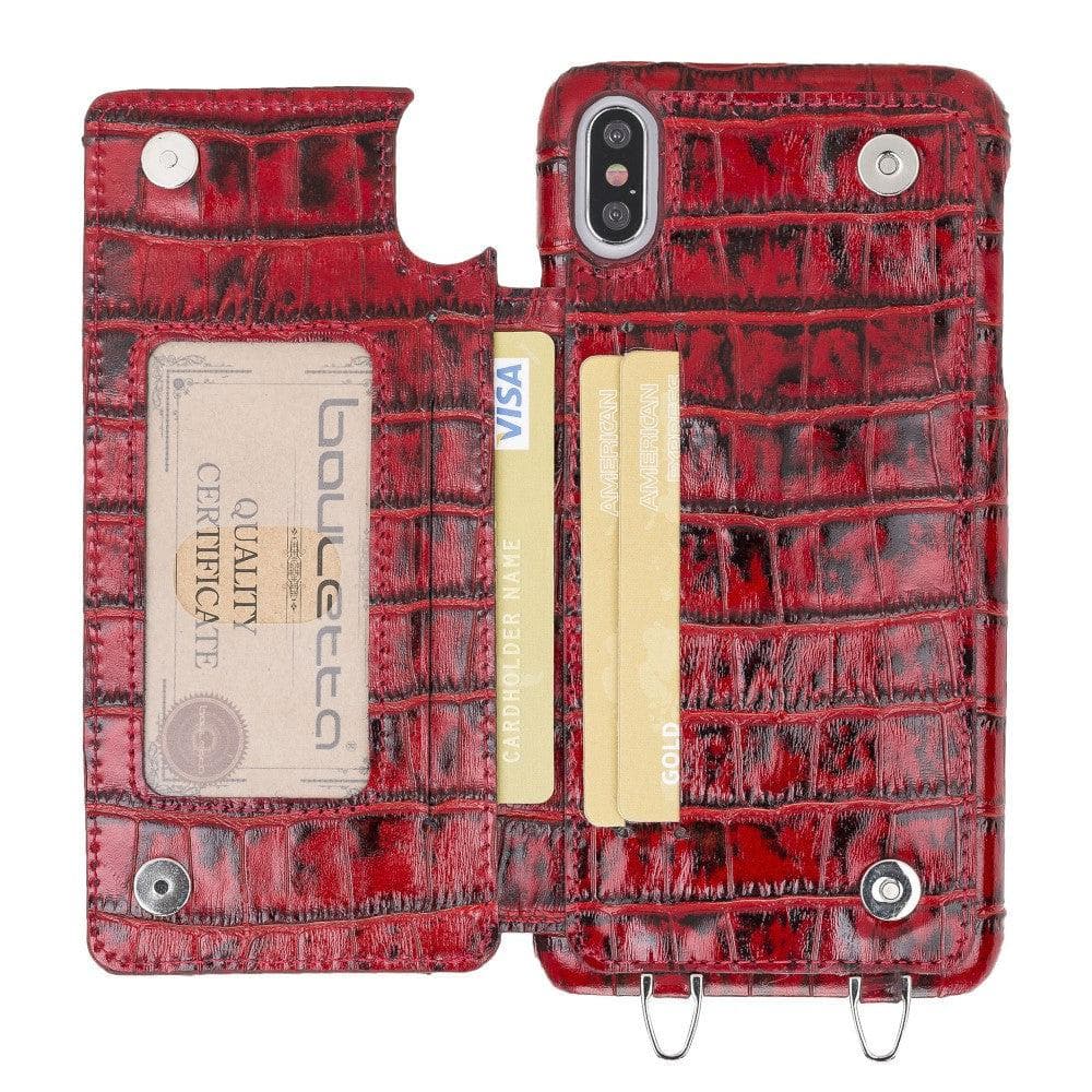 Bouletta iPhone X Series Leather Saff Umw Plain Strap