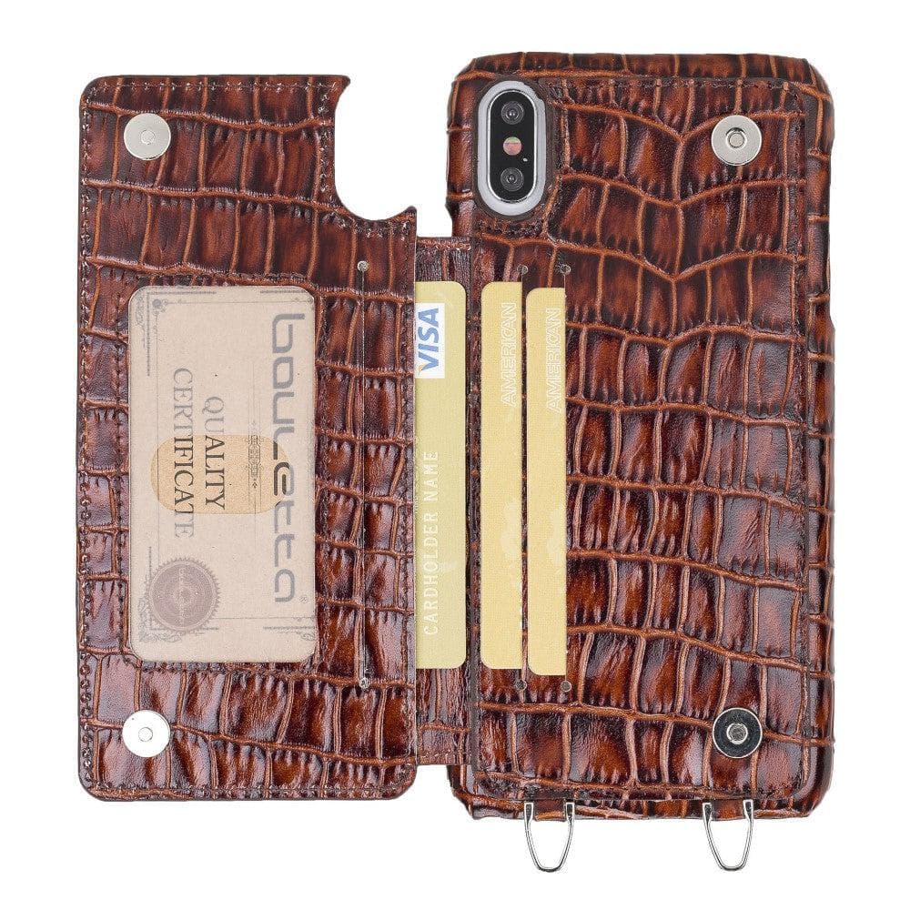 Bouletta iPhone X Series Leather Saff Umw Plain Strap