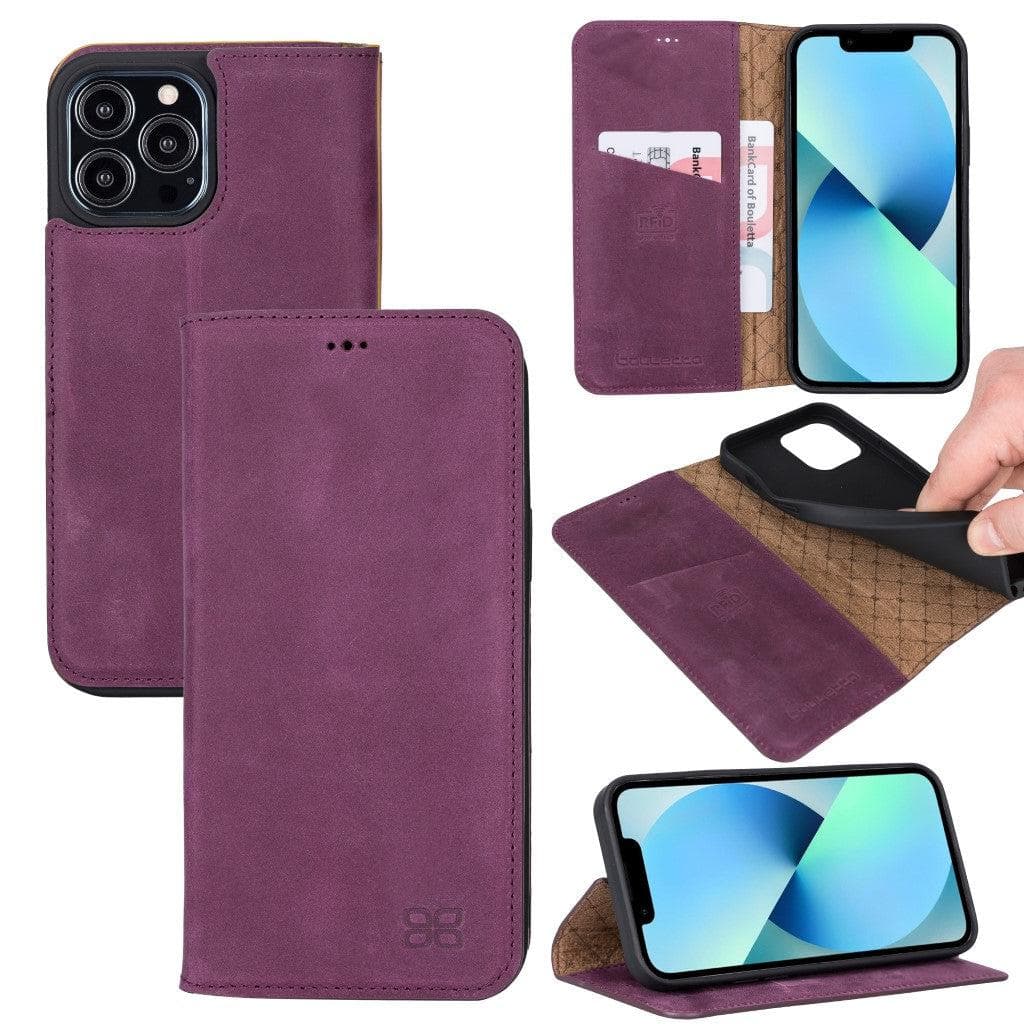 Brooks Leather Slim Wallet Case for Apple iPhone 13 Series