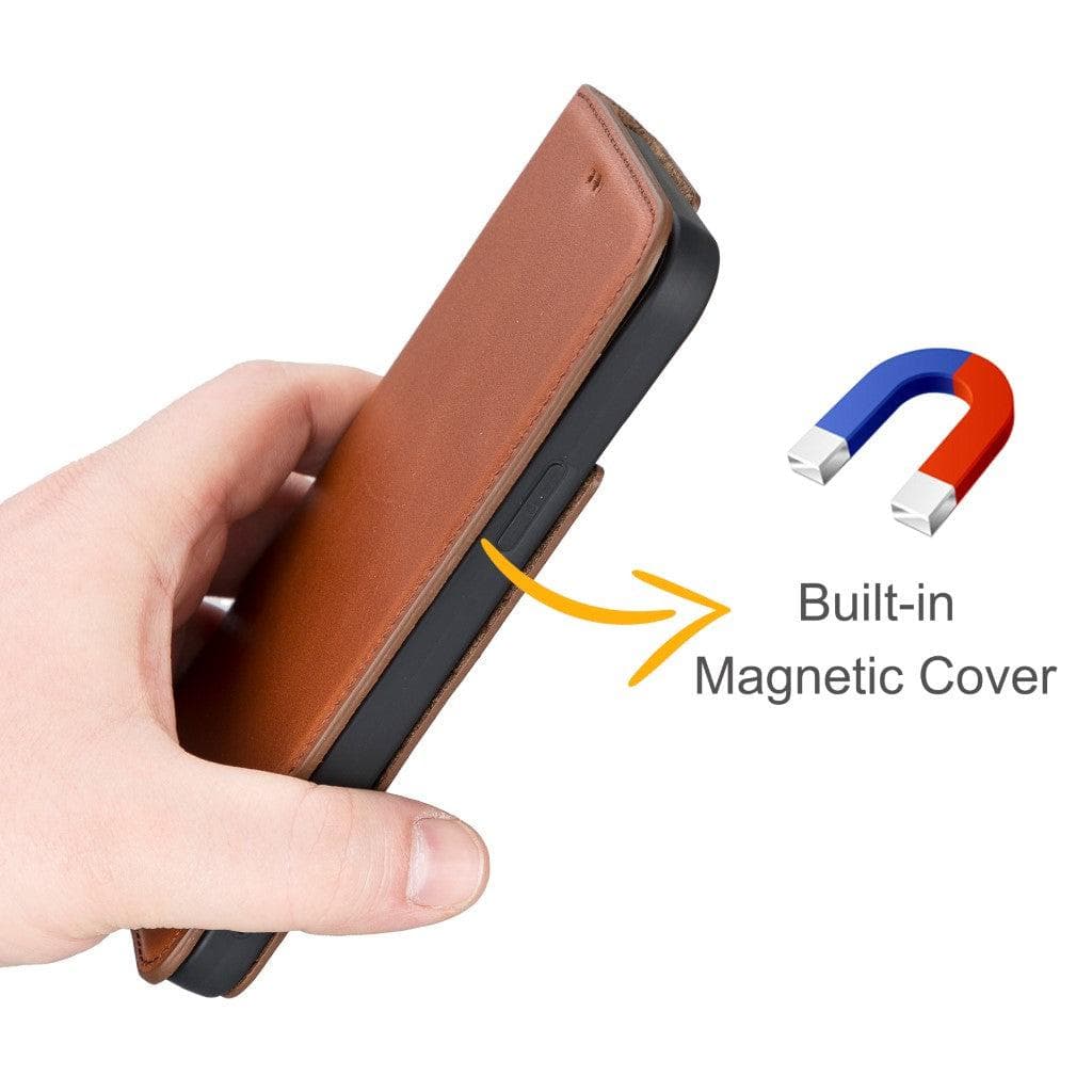 Brooks Leather Slim Wallet Case for Apple iPhone 13 Series