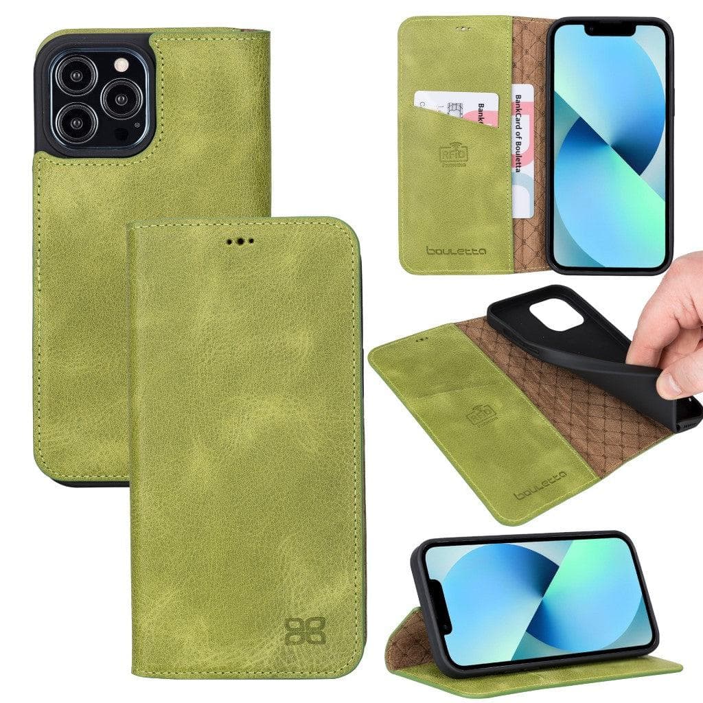 Brooks Leather Slim Wallet Case for Apple iPhone 13 Series