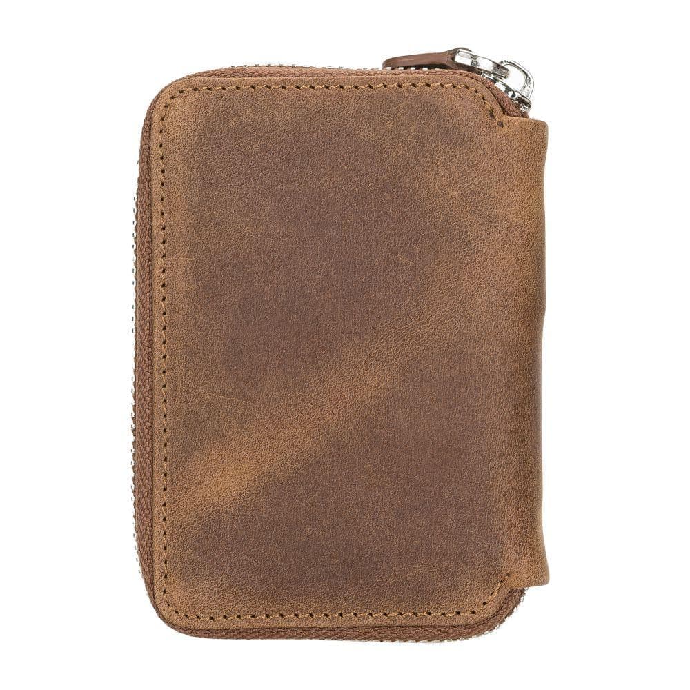 Elvis Zippered Genuine Leather Wallet / Card Holder