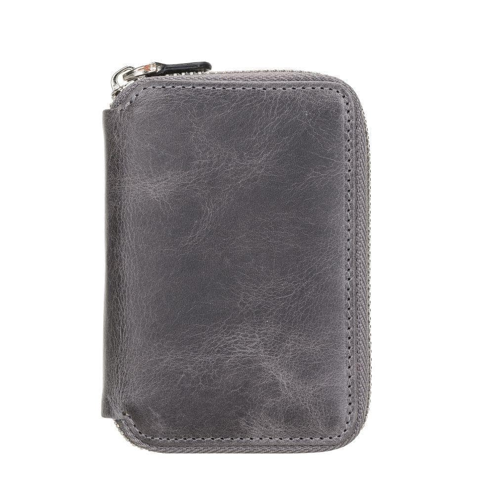 Elvis Zippered Genuine Leather Wallet / Card Holder