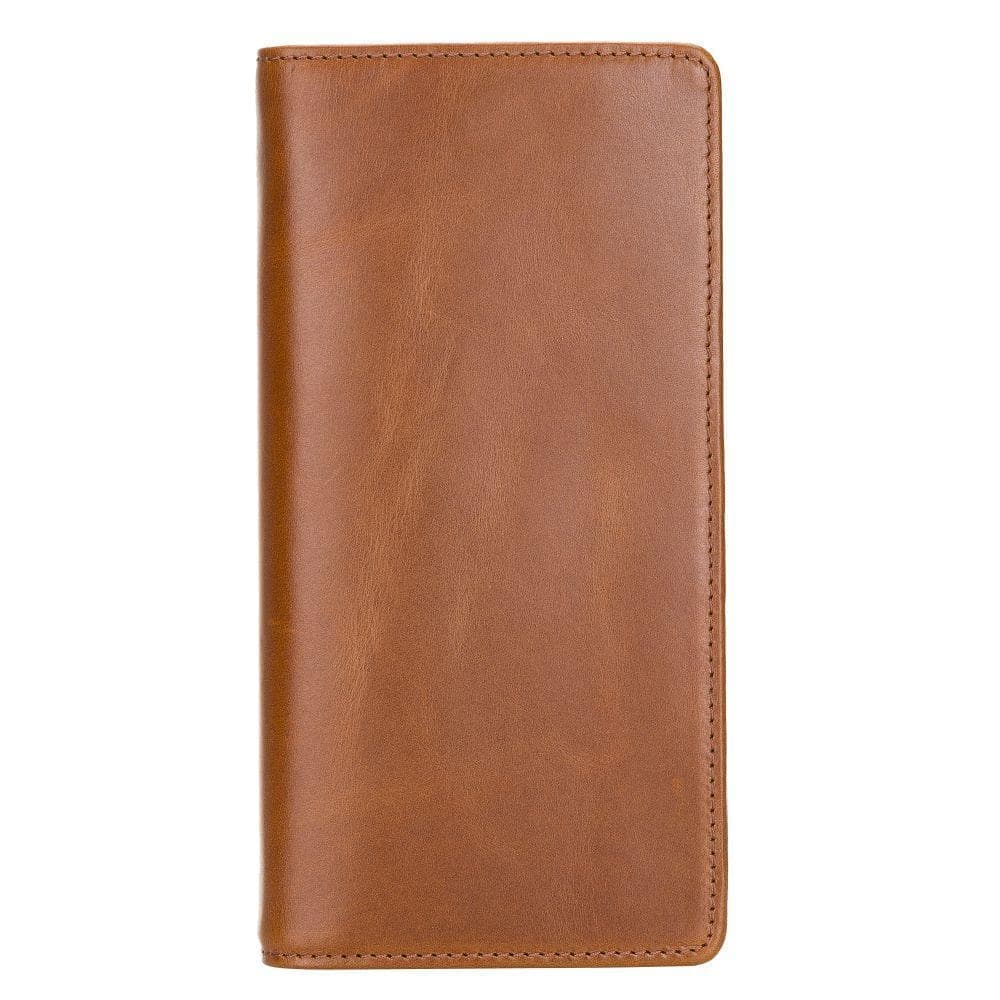 Evra Customizable, Genuine Leather Universal Wallet for Unisex