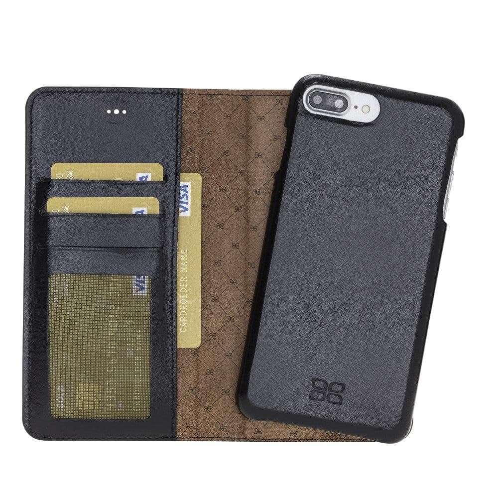 Full Leather Coating Detachable Wallet Case for Apple iPhone 7 Series