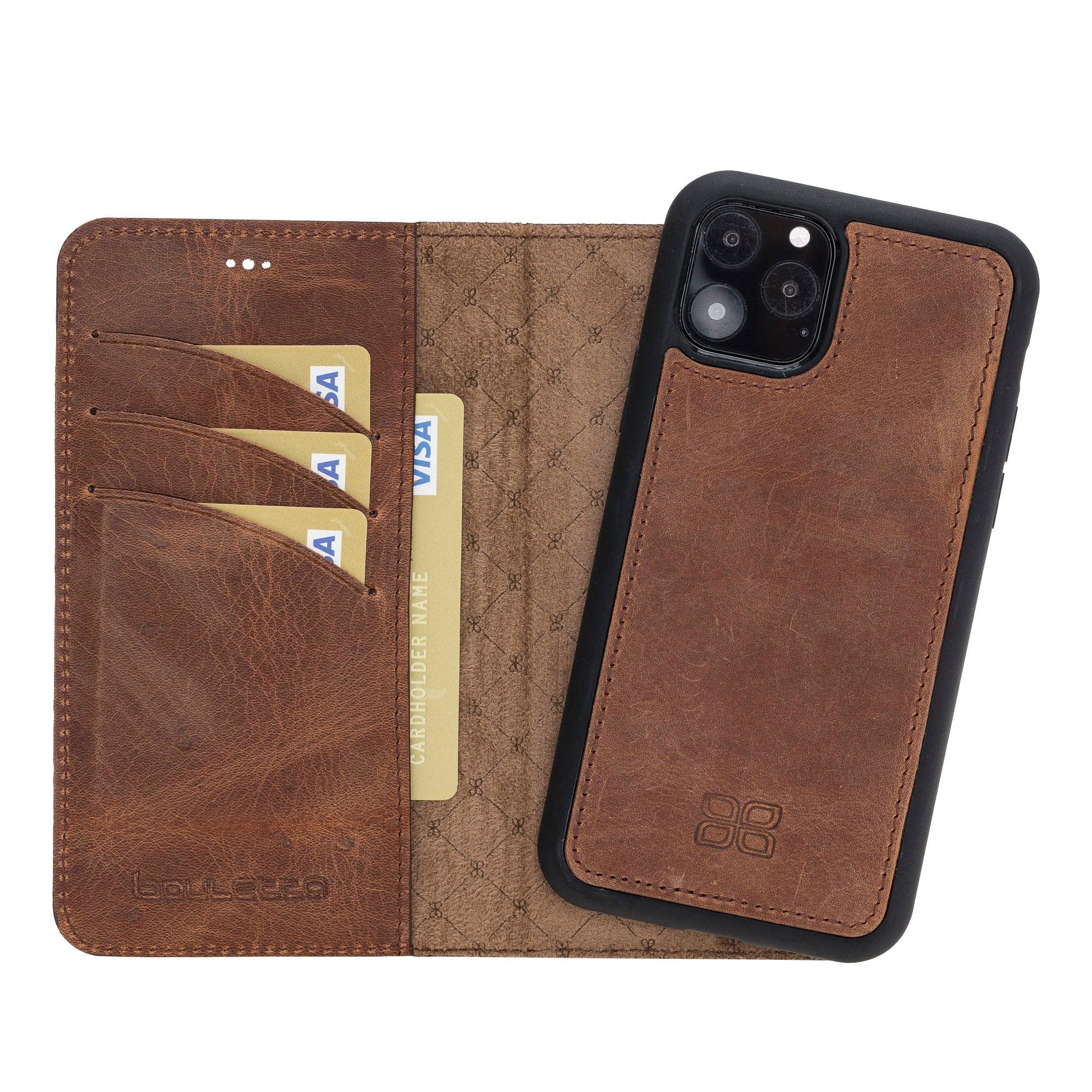 Apple iPhone 11 Series Detachable Leather Wallet Case - MW
