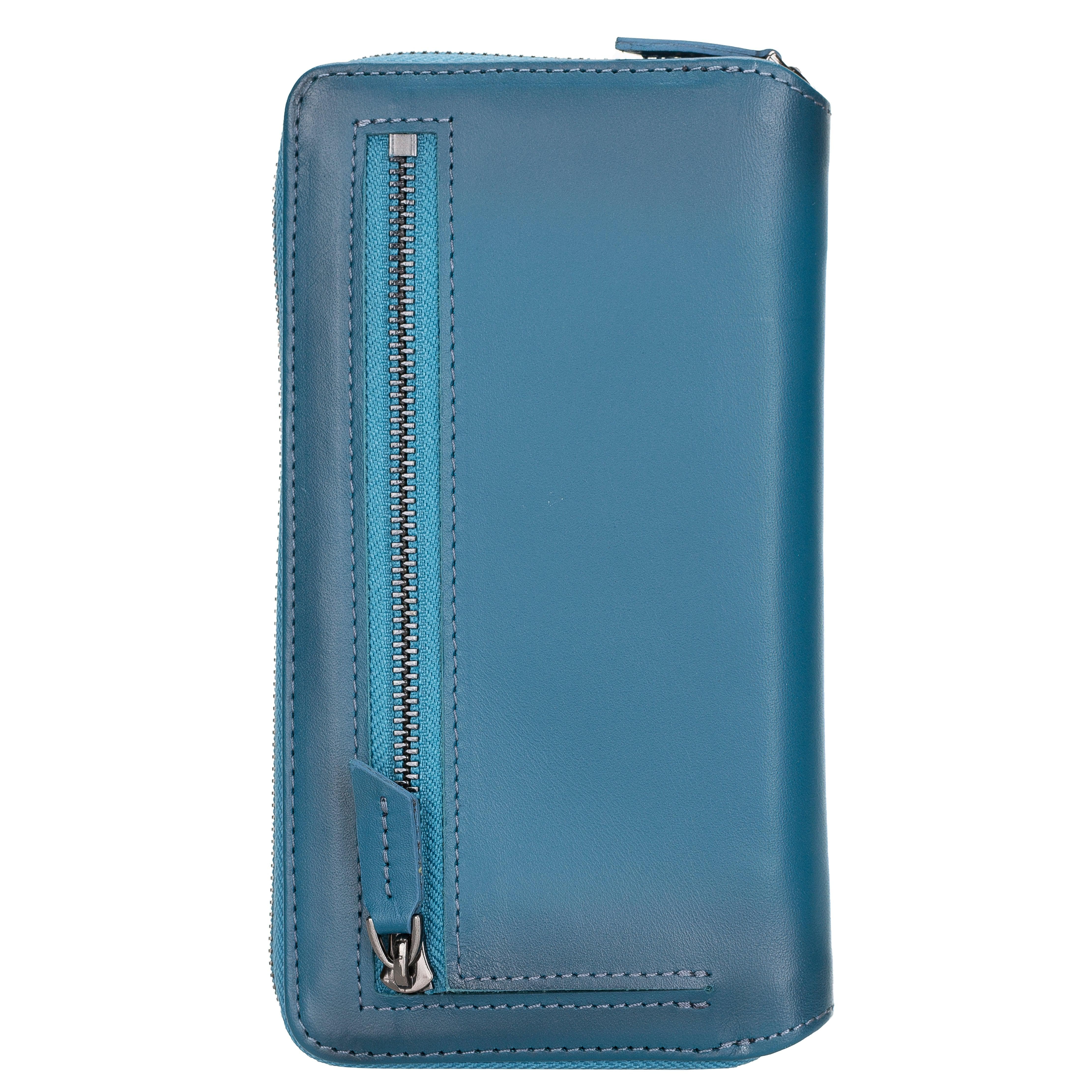 Detachable Leather Zipper Wallet Cases for Apple iPhone 12 Series