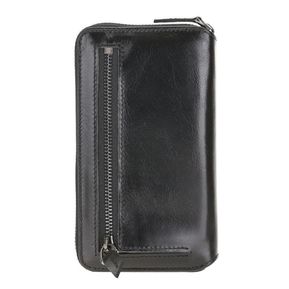 Detachable Leather Zipper Wallet Cases for Apple iPhone 12 Series