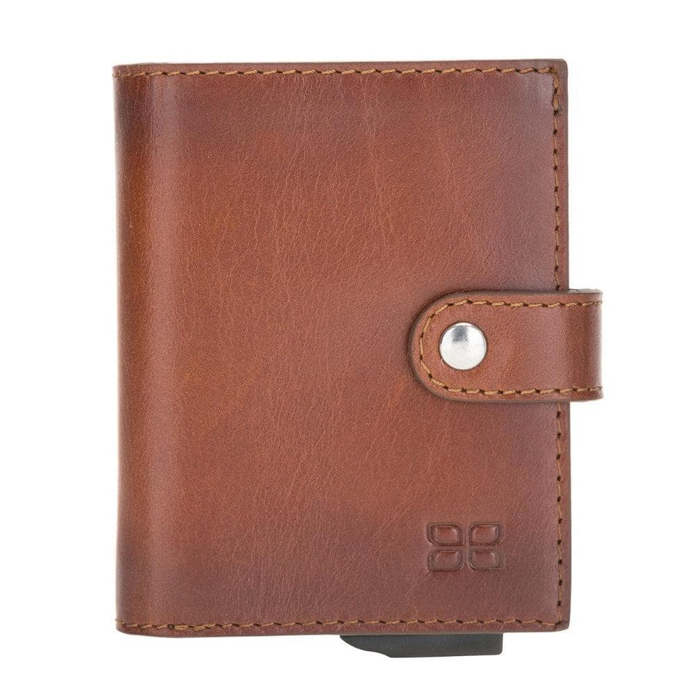 Palermo Zip Mechanical Leather Card Holder