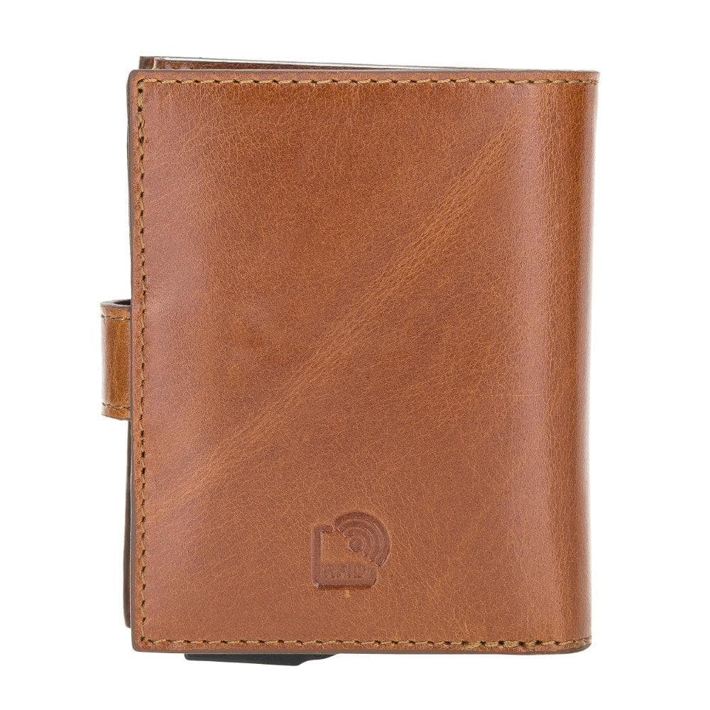 Palermo Zip Mechanical Leather Card Holder