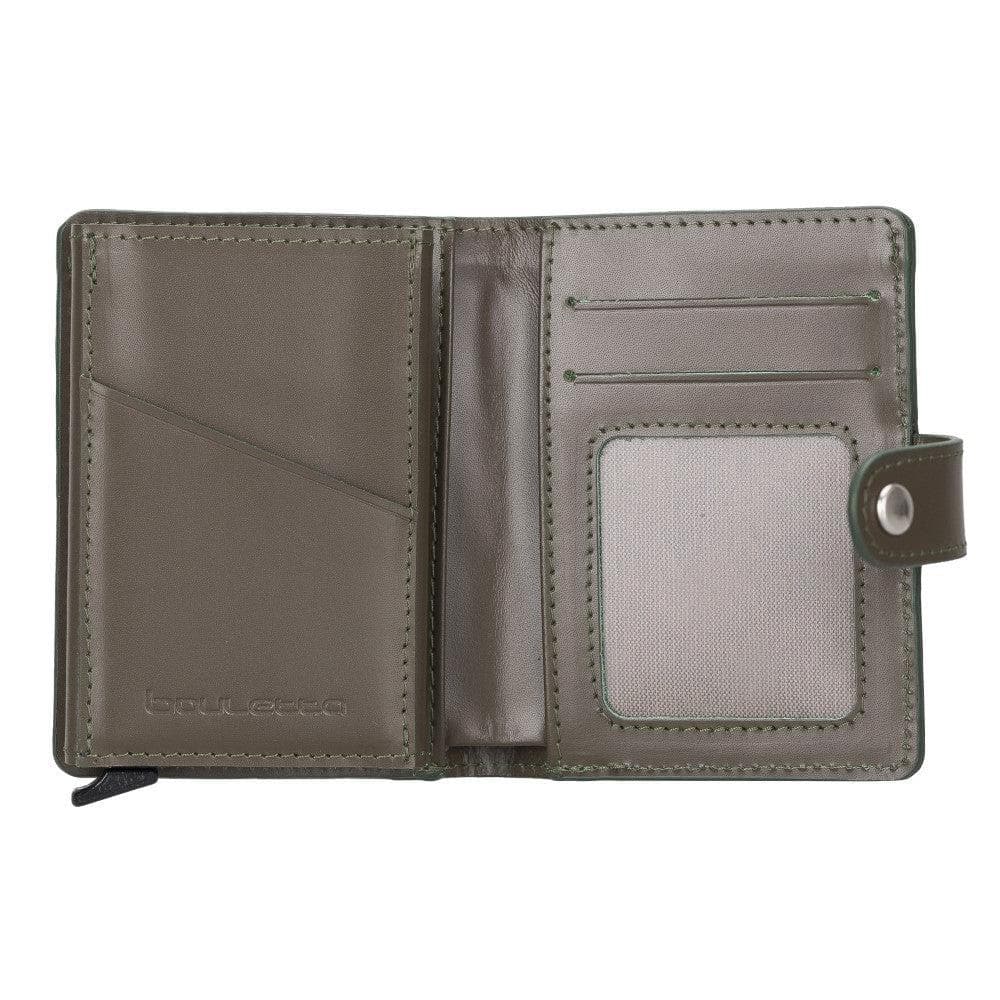 Palermo Zip Mechanical Leather Card Holder