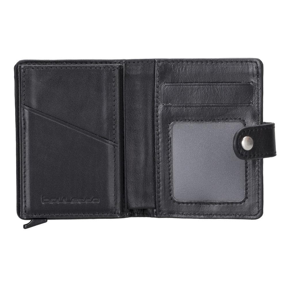 Palermo Zip Mechanical Leather Card Holder