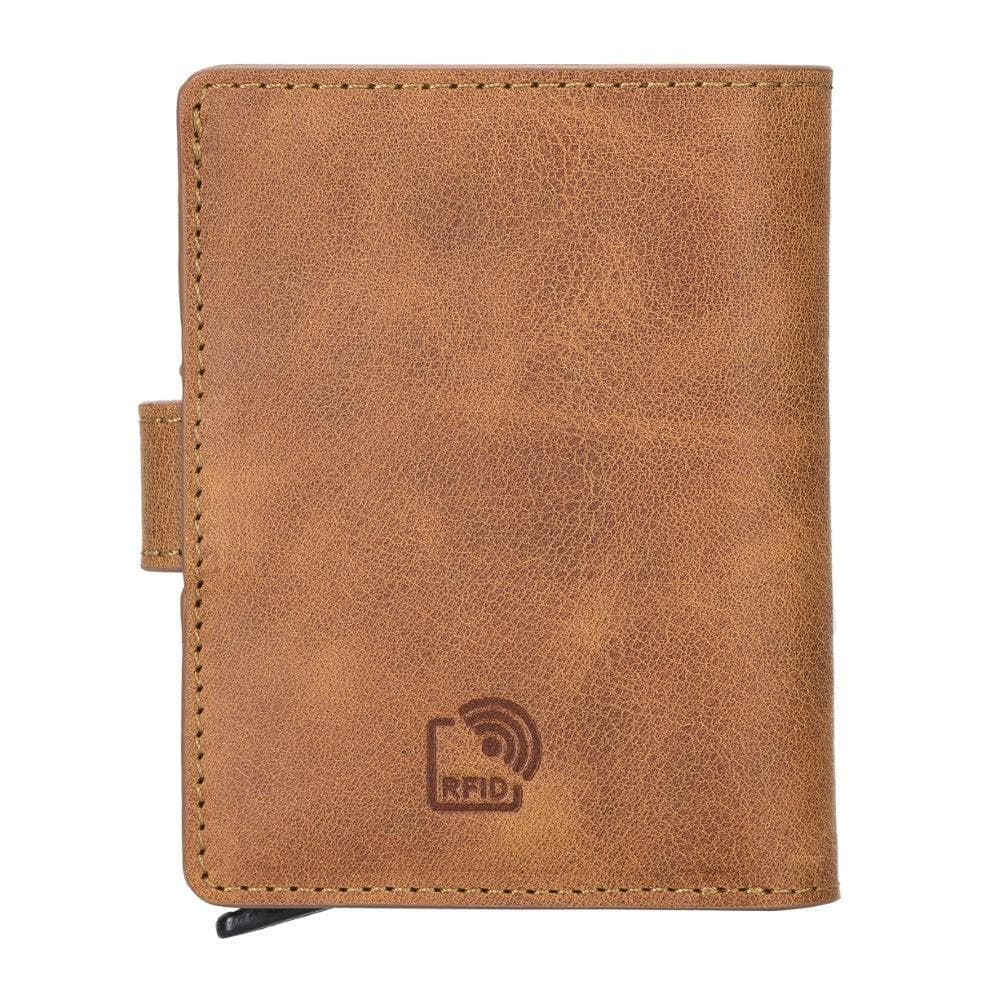 Palermo Zip Mechanical Leather Card Holder