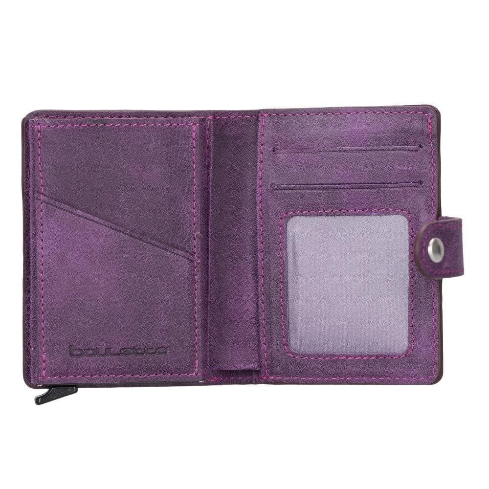 Palermo Zip Mechanical Leather Card Holder