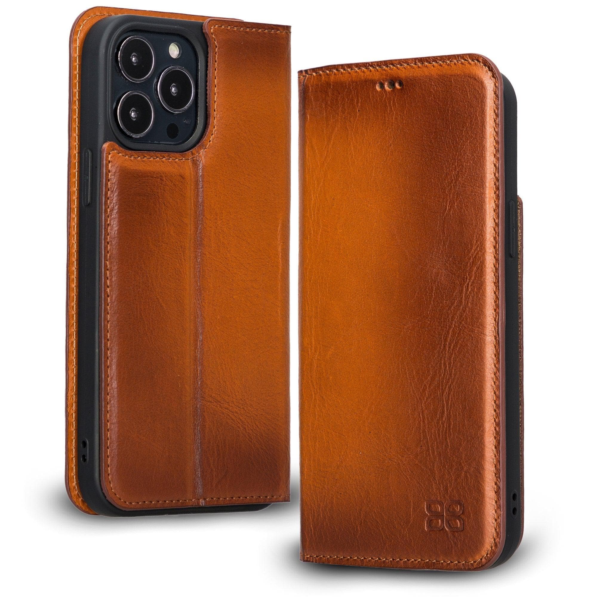 Brooks Leather Slim Wallet Case for Apple iPhone 13 Series