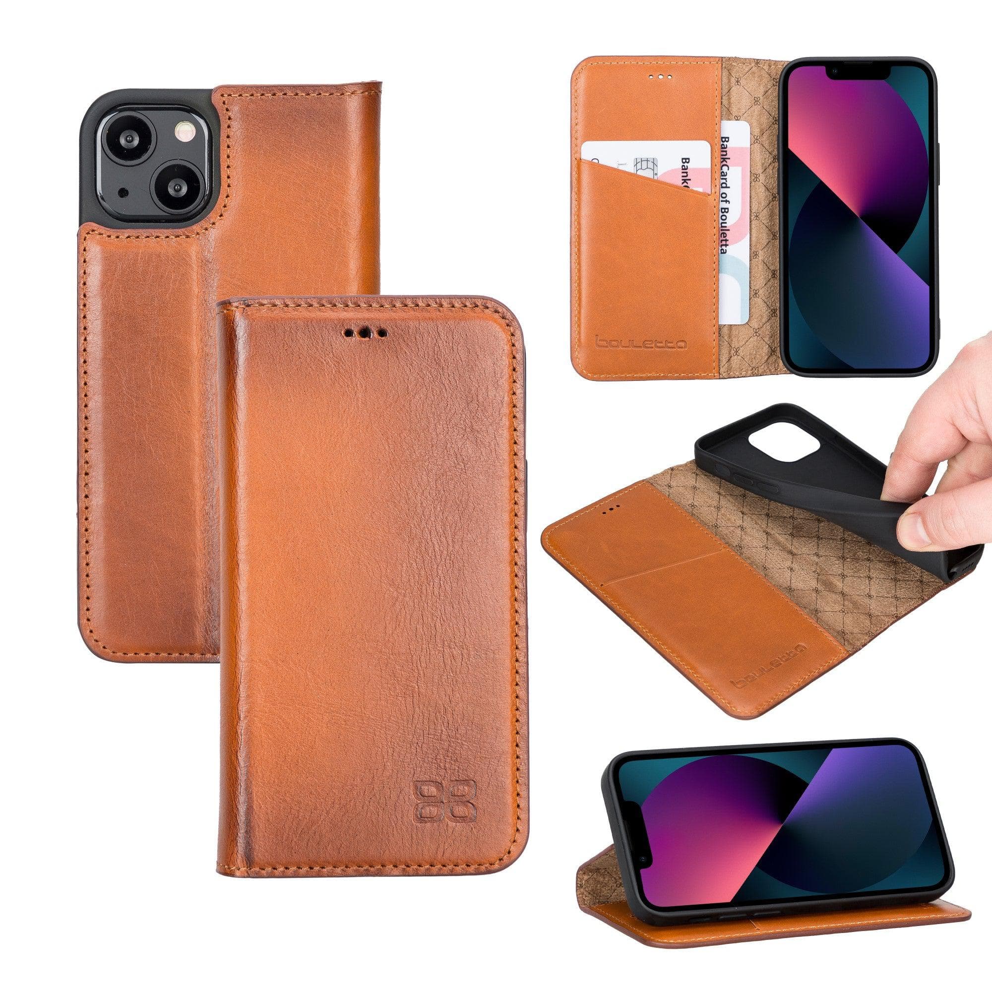 Brooks Leather Slim Wallet Case for Apple iPhone 13 Series