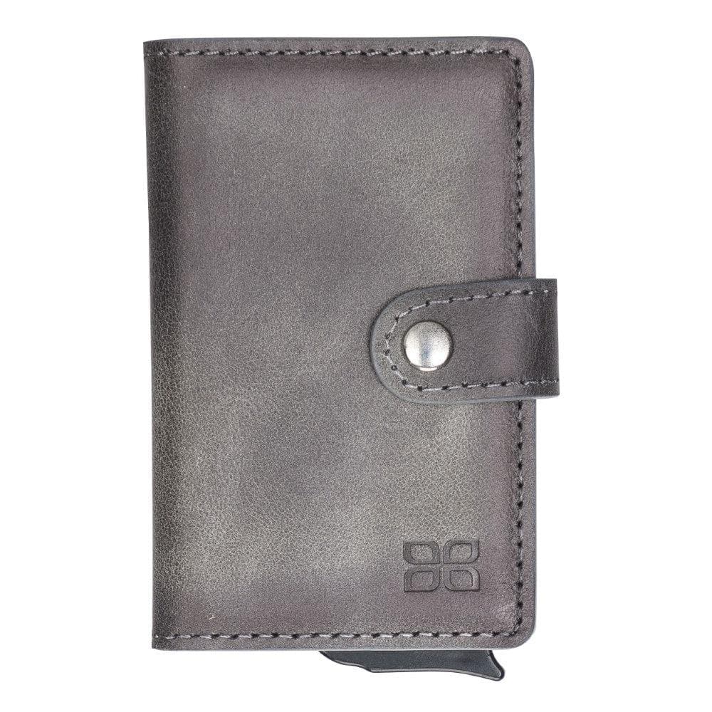 Terry Coin Leather Mechanical Card Holder