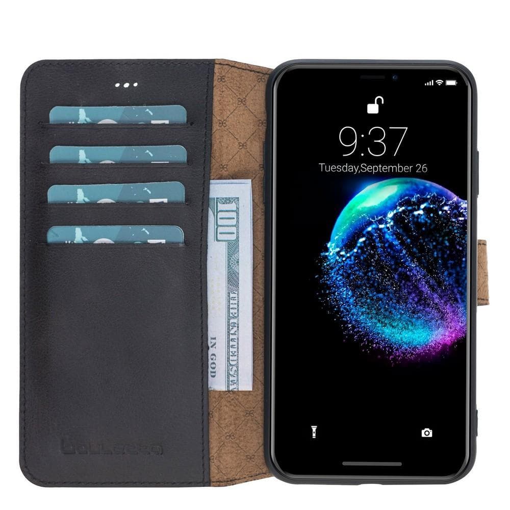 Wallet Folio Leather Case with ID slot for Apple iPhone X series