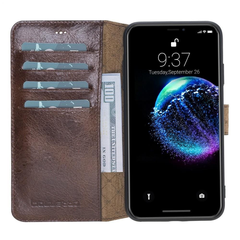 Wallet Folio Leather Case with ID slot for Apple iPhone X series