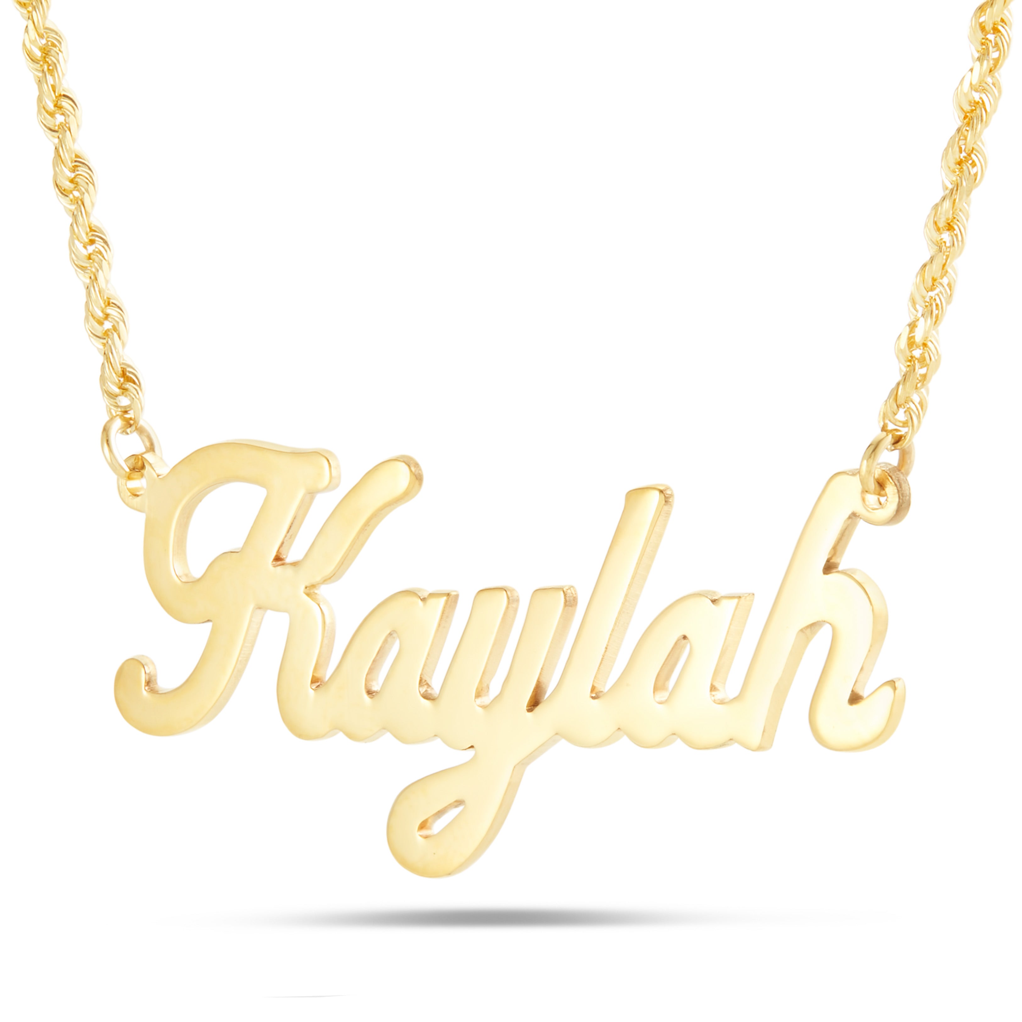 YOUR NAME - Gold Custom Name Necklace in Script