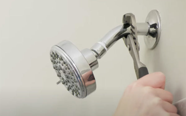 Remove the old shower head