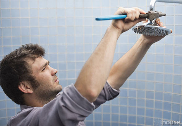 remove the handheld shower heads for cleaning