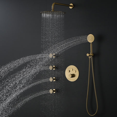 Thermostatic shower system