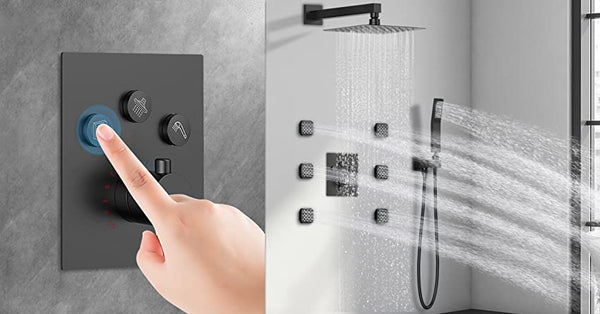 Thermostatic shower system