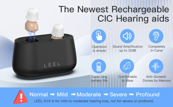 Invisible Hearing Aids LEEL G19