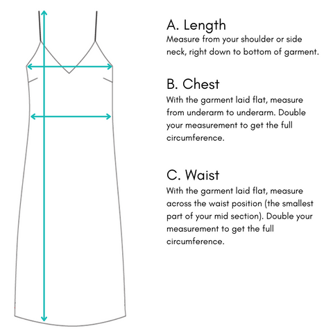 Tops & Dress Measuring Guide