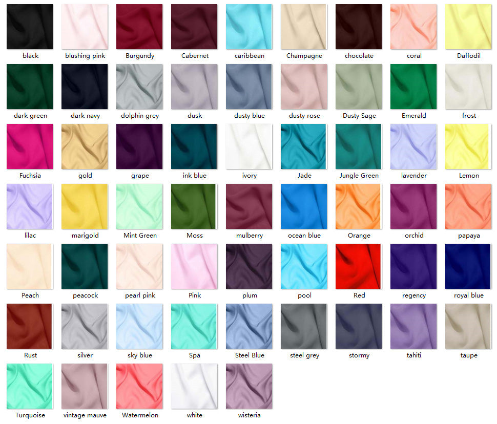 Color Chart – XAARX Dress