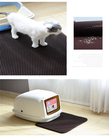 cat litter mat easy clean