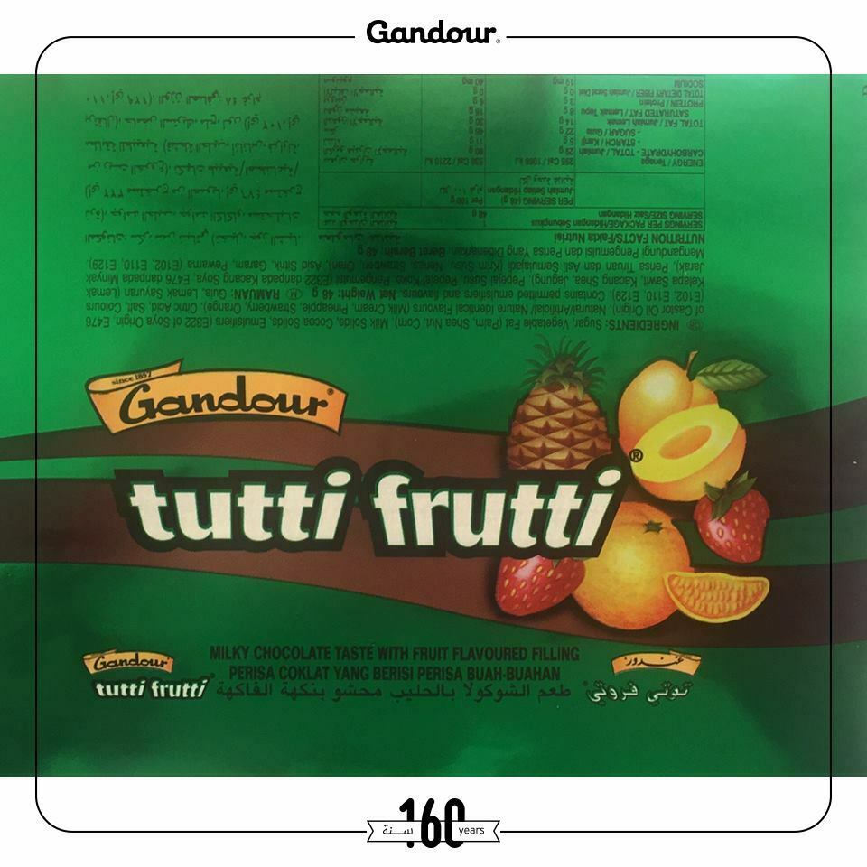 Tutti Frutti Chocolate | 35g Bars