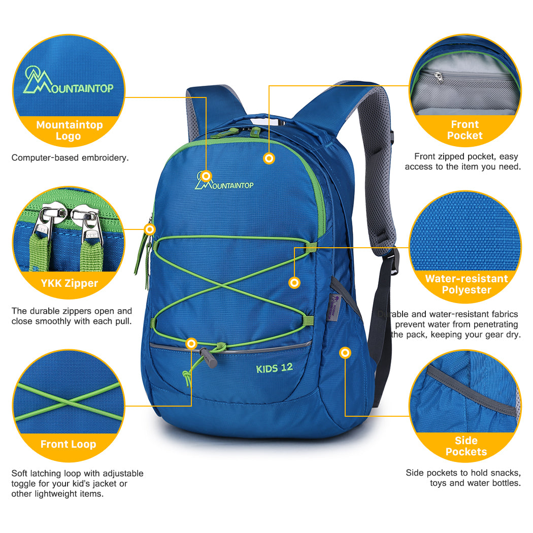 [M6029]MOUNTAINTOP? 10L Pre-School Kindergarten Backpack