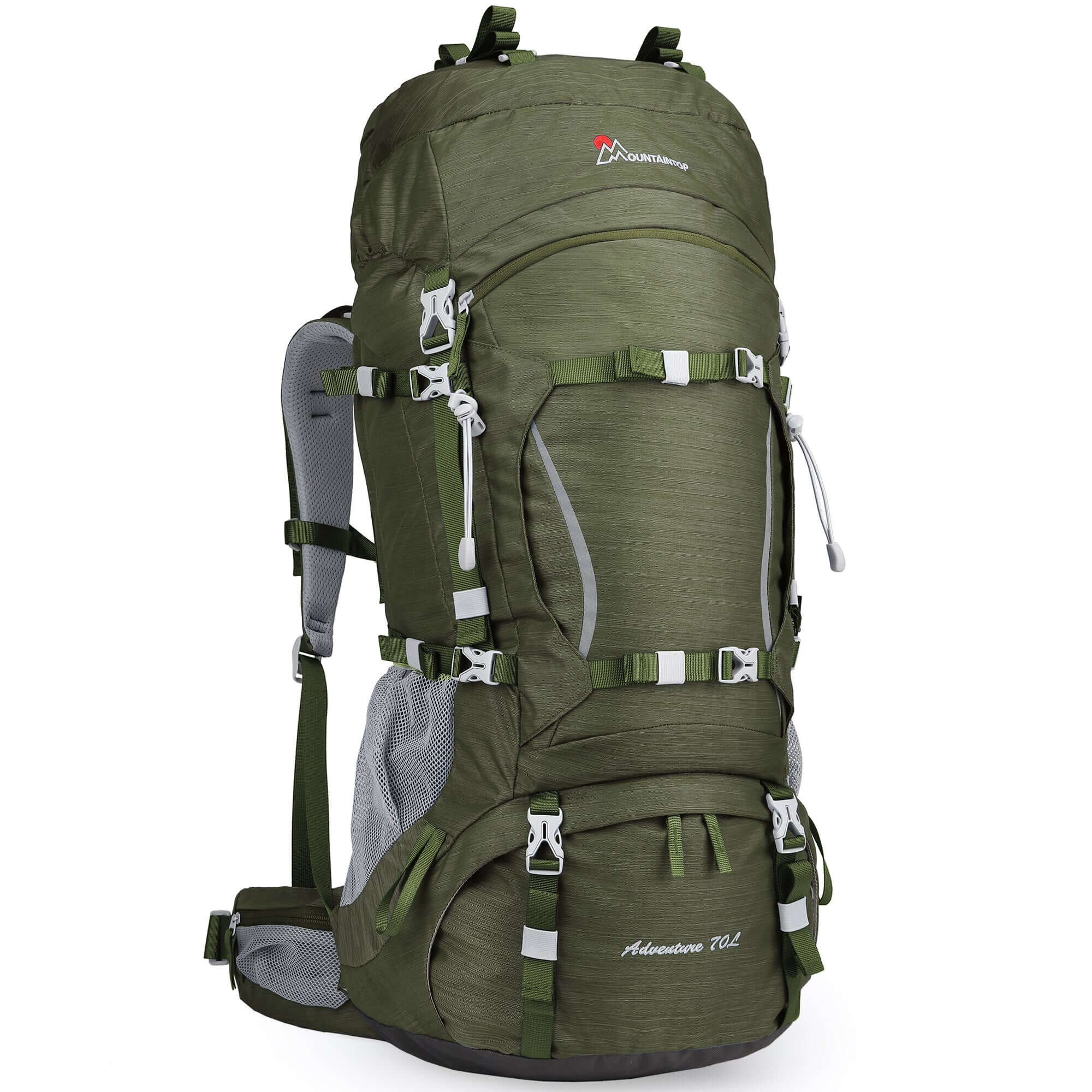 [M5805II]MOUNTAINTOP? 70L Internal Frame Backpack with Rain Cover