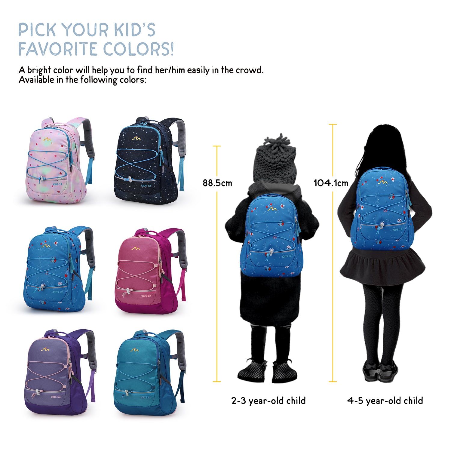 [M6029A]MOUNTAINTOP? 10L Kids Childrens Backpack