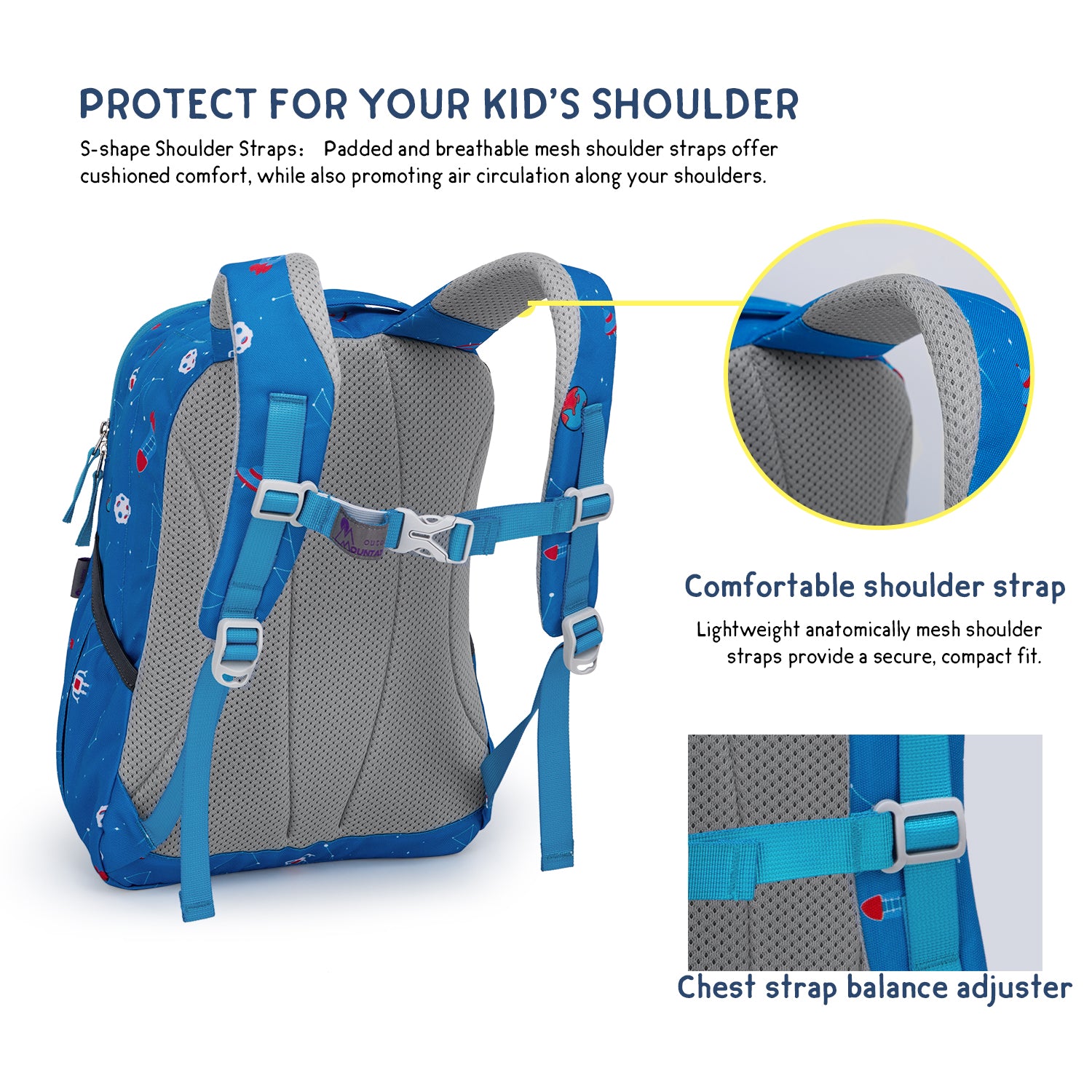 [M6029A]MOUNTAINTOP? 10L Kids Childrens Backpack