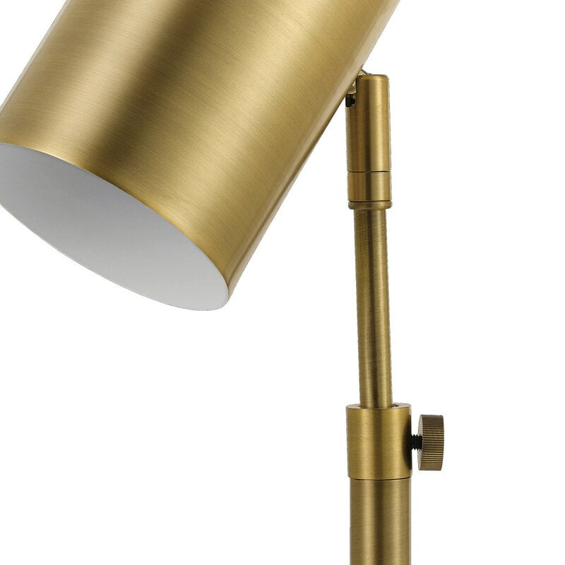 Brass Ulverst  Metal Desk Lamp by Bahtash Homes