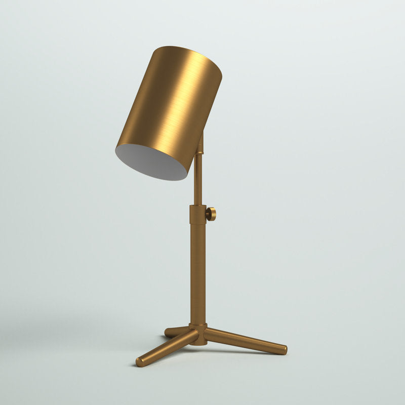 Brass Ulverst  Metal Desk Lamp by Bahtash Homes