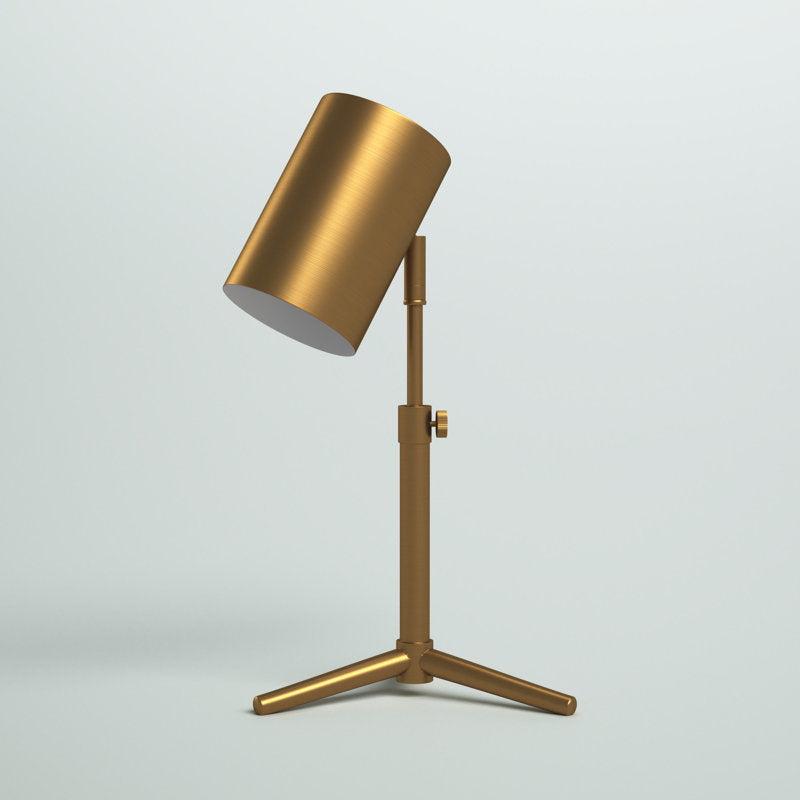 Brass Ulverst  Metal Desk Lamp by Bahtash Homes