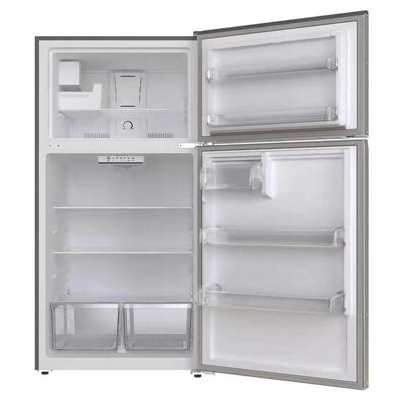 Forte Stainless Steel 30 Inch Top Freezer Refrigerator by Bahtash Homes