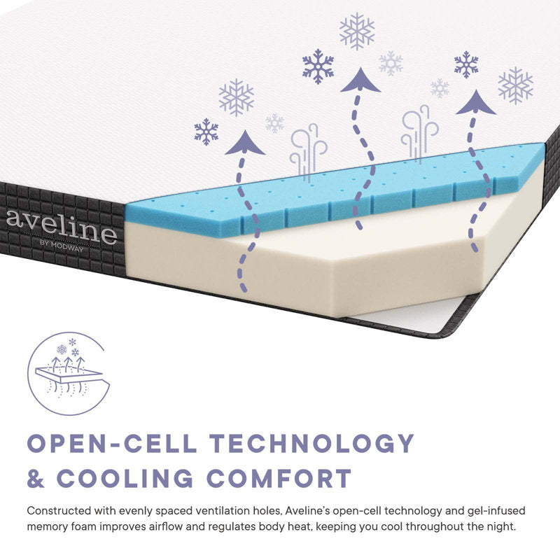 Aveline 6-inch Gel Memory Foam Mattress by Bahtash Homes
