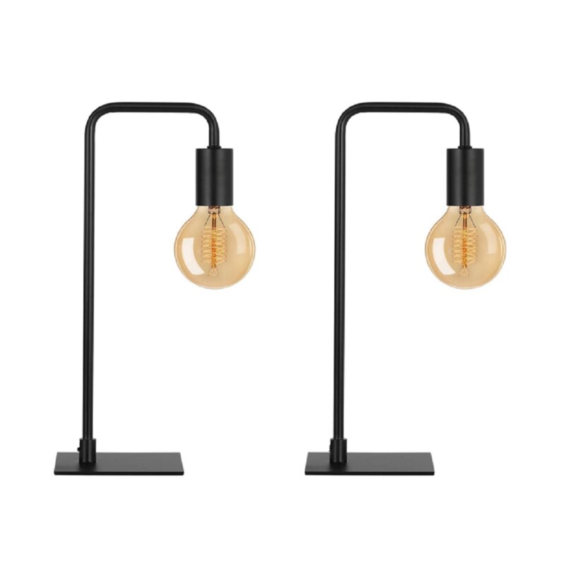 Metal Desk Lamp Set of 2 - Bahtash Homes