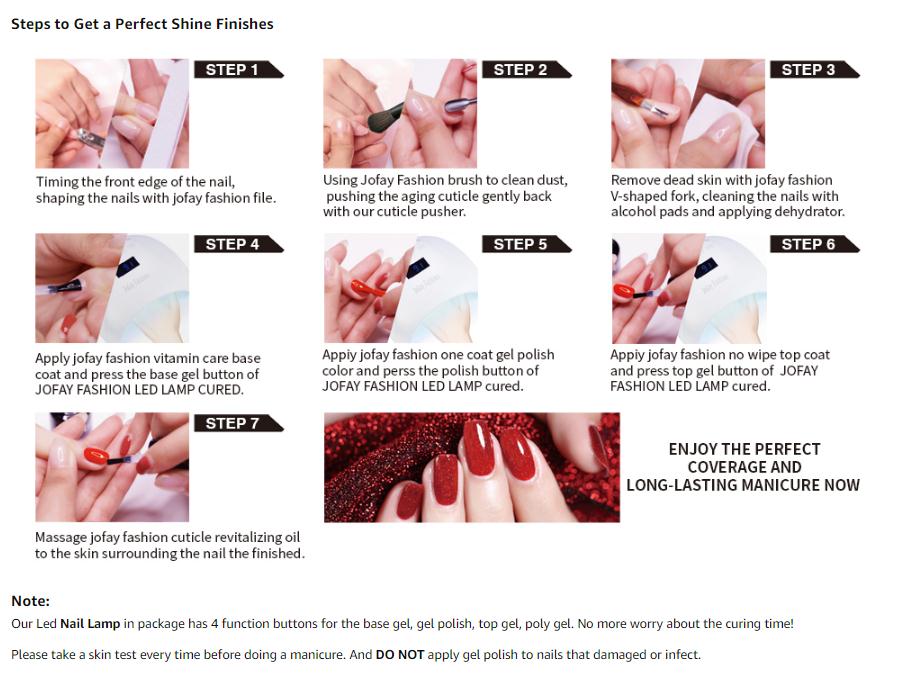 Gel Color Apply How to apply gel polish – Jofay Fashion