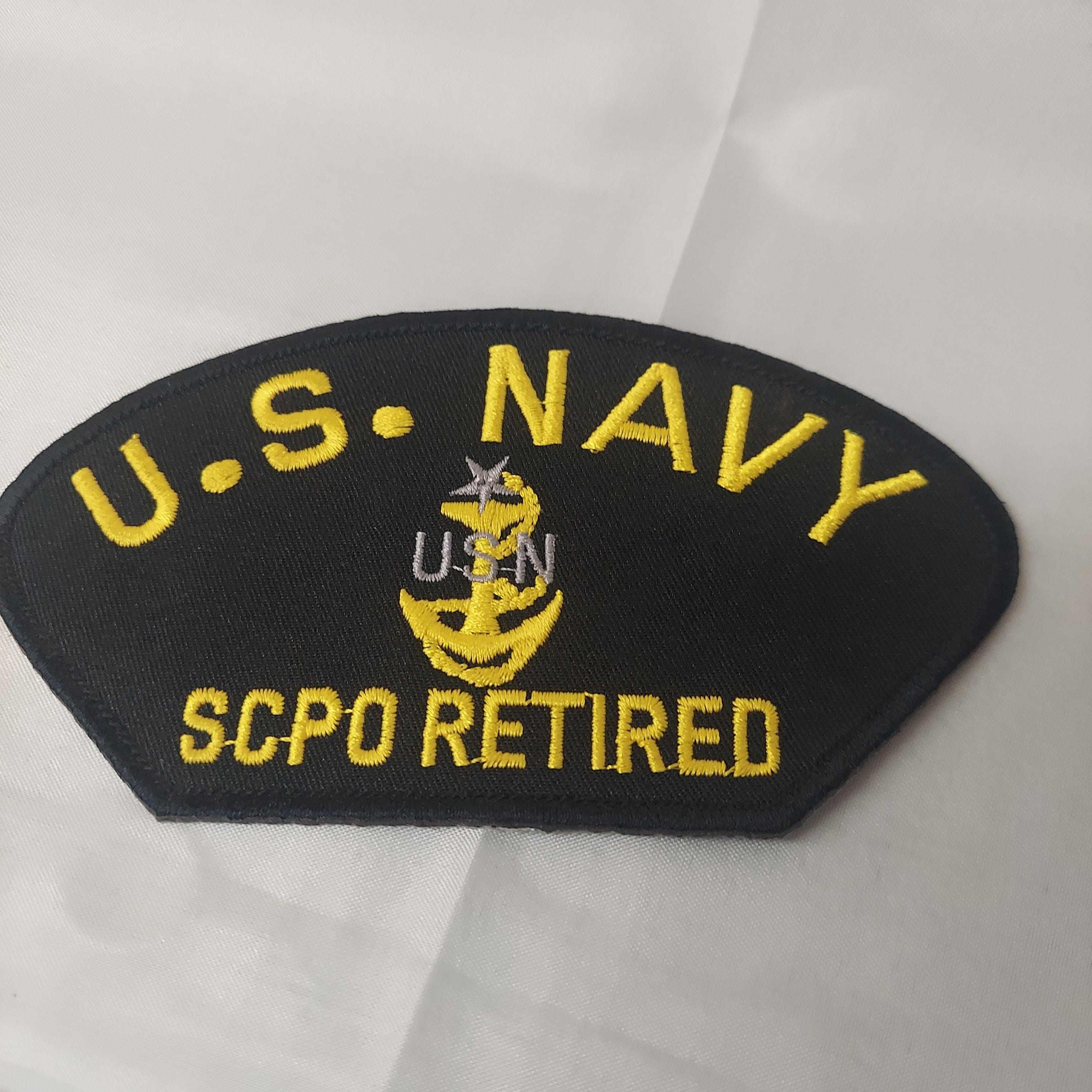 Navy SCPO Retired Hat Patch