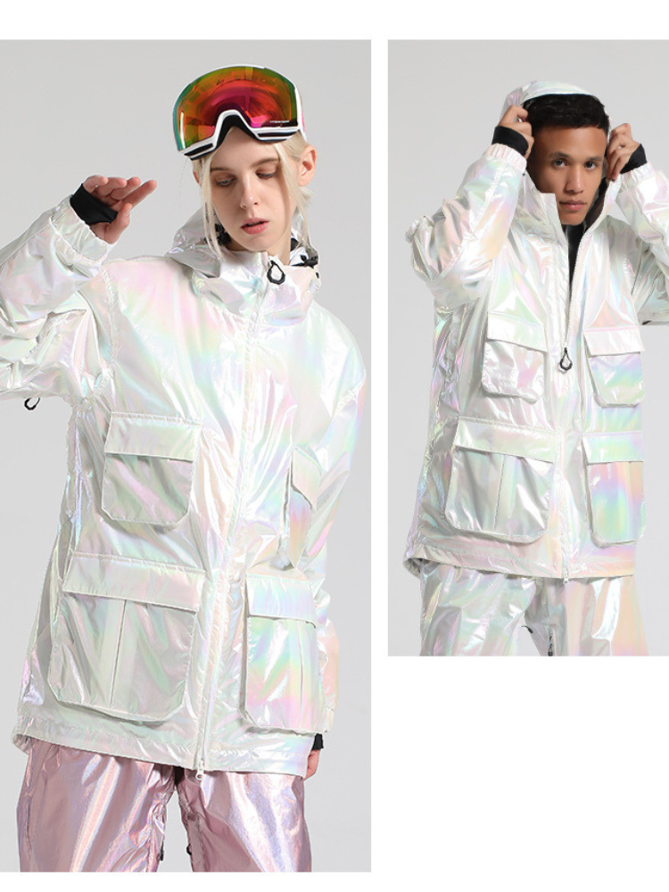 Gsou Snow Neon Holographic Snow Jacket