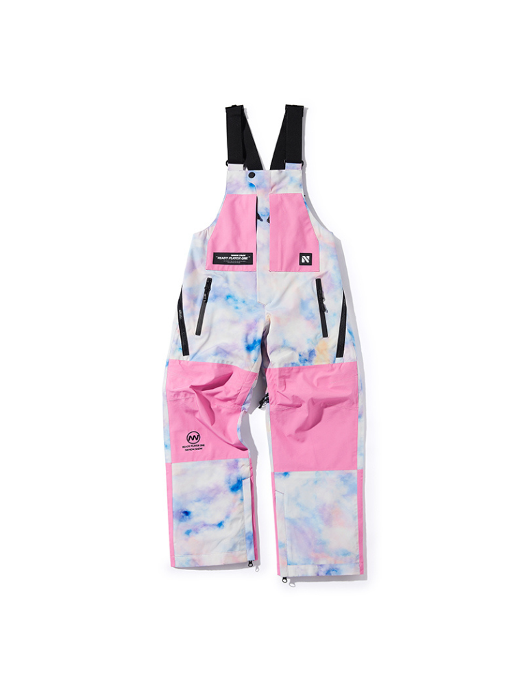 NANDN Powder Colorblock Youth Bibs