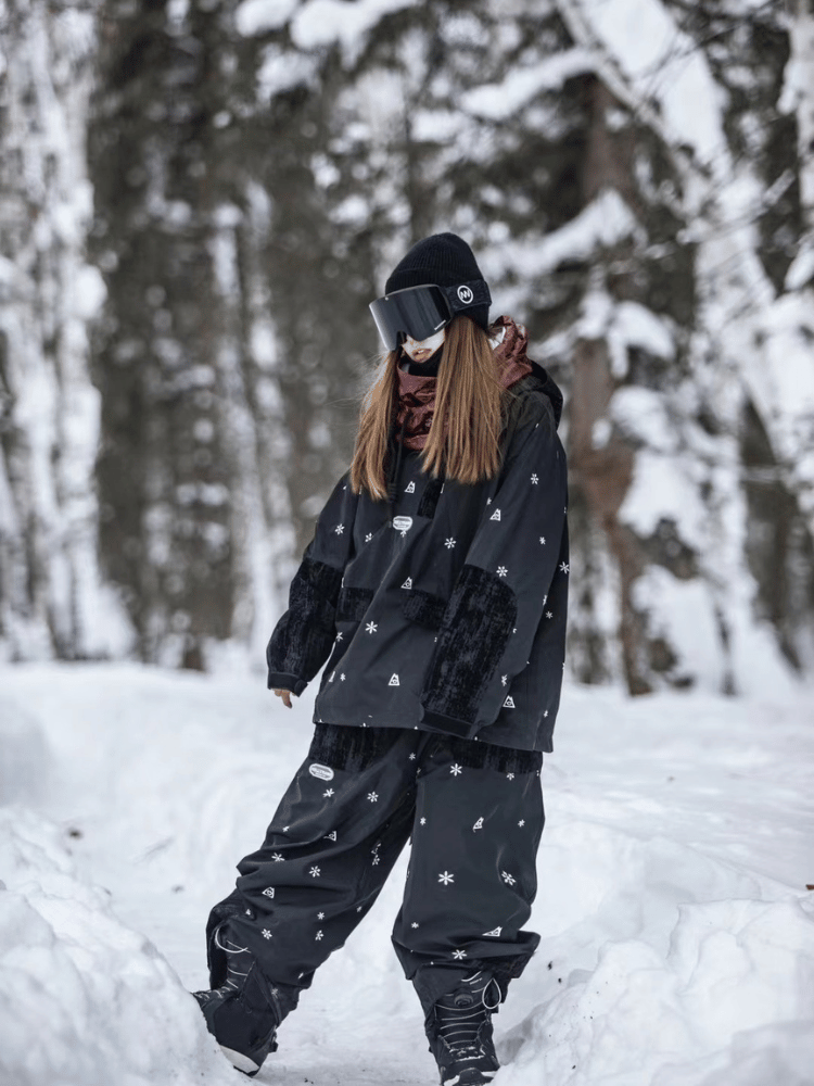 Hellystudio Black Snow Fleece Jacket