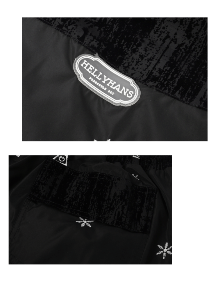 Hellystudio Black Snow Fleece Jacket